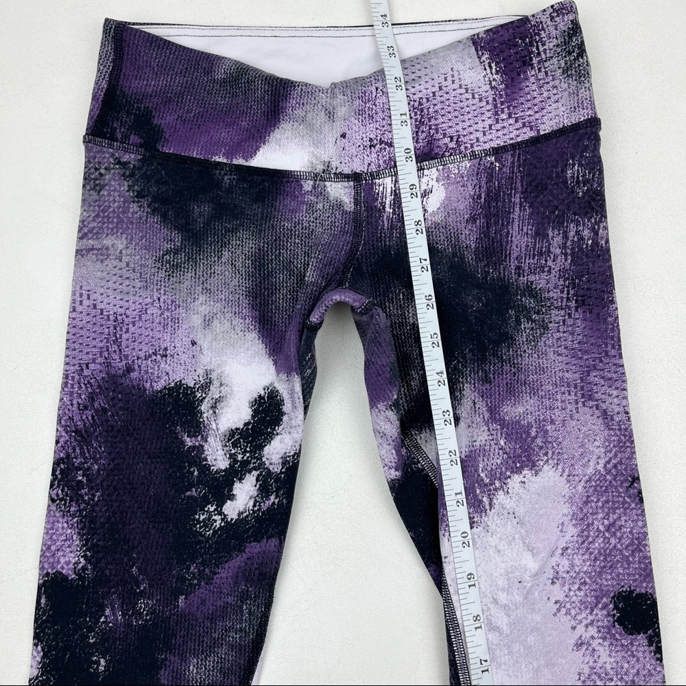 ALO Yoga Airbrush Purple Smoke Printed Leggings - Picture 5 of 9